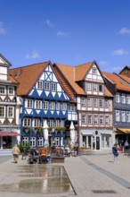 Half-timbered houses, Krambuden, Wolfenbüttel, Lower Saxony, Germany