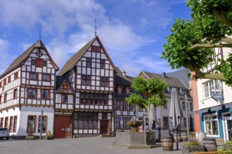 Am Markt, Old Town, Bad Münstereifel, Eifel, Euskirchen district, North Rhine-Westphalia, Germany