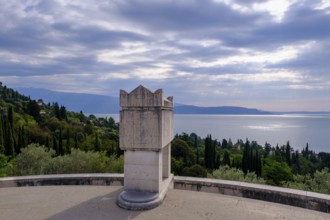 Mausoleum, Vittoriale degli Italiani, house and garden of Gabriele D'Annunzio, Gardone Riviera, on