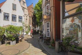 Renovated Schnoor district with small shops, galleries, restaurants, cafés and residential