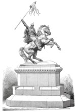Equestrian statue of William the Conqueror, (1027/28-1087), Duke of Normandy and from 1066 King of