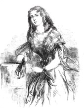 Wilhelmina Mac-Slane, digitally enhanced reproduction from a 19th century model, historical, exact