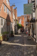 Renovated Schnoor district with small shops, galleries, restaurants, cafés and residential