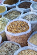 Nuts and fried chickpea noodles in the old city centre, Jaipur, Rajasthan, India