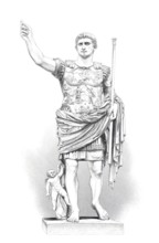 Augustus (born 23 September 63 BC as Gaius Octavius in Rome, died 19 August 14 AD in Nola near