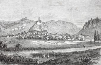 Kipfenberg in the AltmÃ¼hl Valley around 1870, District of EichstÃ¤tt, Upper Bavaria, Bavaria,