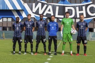 SV Waldhof Mannheim's new signings for the new 2025/26 season***From left to right: Emannuel Iwe,