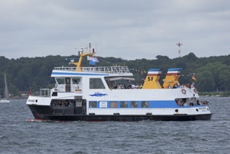Schilksee Fjord Ferry, Kieler Woche, Kiel Fjord, Kiel, Schleswig-Holstein, Germany