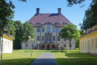 Schieder Castle, north side, was built at the beginning of the 18th century in the style of Dutch