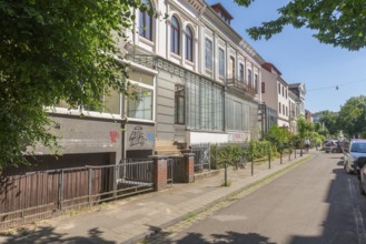 Residential street in a popular residential neighbourhood, eastern suburb, Wilhelminian style