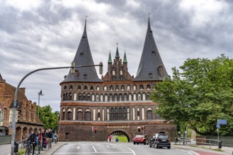 The Holsten Gate, Hanseatic City of LÃ¼beck, Schleswig-Holstein, Germany