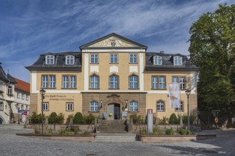 Am Markt with Göthe City Museum in Ilmenau, Thuringia, Germany