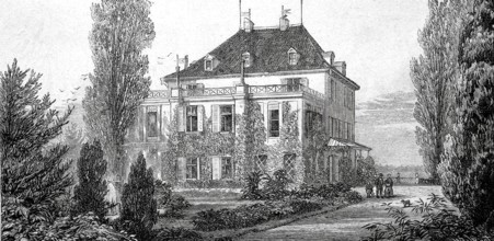 Arenenberg, castle on Untersee in the municipality of Salenstein in the canton of Thurgau in