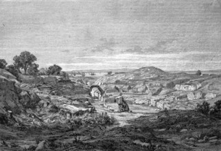 The Amphitheatre, Amphitheatre in Syracuse, Sicily, Italy, Historical, Reproduction from a model