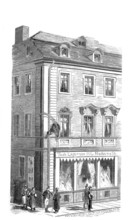 Haus mit der Rippe, historical building in Berlin on the corner of Molkenmarkt and Bollengasse. The