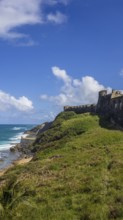 Castillo San Cristobal Fortress in old San Juan, Puerto Rico