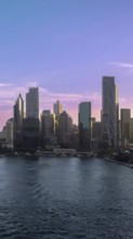 Australia Sydney downtown skyline panorama and financial business center cityscape near Opera House
