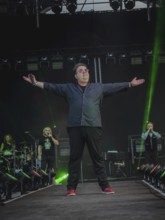 Sebastian Krumbiegel, singer of the band Die Prinzen at the Berliner Rundfunk 91.4 Open Air in the