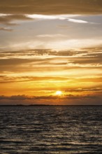 Sunset over Gironde Estuary, Braud-et-Saint-Louis, France