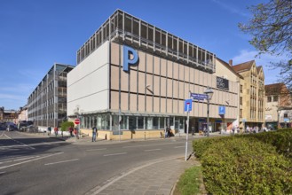 Traffic areas, Sterntor multi-storey car park, alleyway, general development, pavement, paving