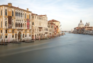 View of the Grand Canal from the Ponte dell'Accademia, Venice, Veneto, Italy