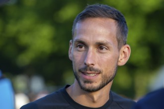 SC KÃ¤fertal against Waldhof Mannheim (test match) ***Picture: Dominik Glawogger, coach of Waldhof