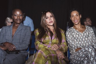 Florence Kasumba, Simone Thomalla and Annabelle Mandeng at the Kilian Kerner Fashion Show during
