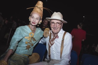 Brit Kanja and GÃ¼nther Krabbenhöfft at the Marcel Ostertag Fashion Show during Berlin Fashion Week