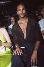 Jermaine Kothé (winner GNTM2024) at the Kilian Kerner Fashion Show during the Berlin Fashion Week