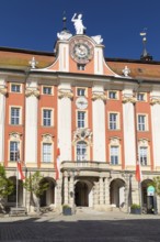 Baroque town hall in Bad Windsheim, Bavaria, Germany