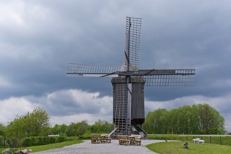 Buck windmill, Borken-Weseke, MÃ¼nsterland, North Rhine-Westphalia, Germany