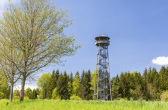 Vogtei Tower in Lossburg, Northern Black Forest, Baden-WÃ¼rttemberg, Germany