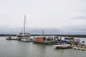Marina in Le Verdon-sur-Mer, Nouvelle-Aquitaine, Gironde, France