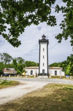 Lighthouse Phare de Grave, Pointe de Grave, Le Verdon-sur-Mer, Nouvelle-Aquitaine, Gironde Estuary,