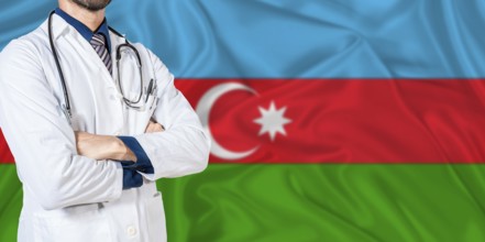 Azerbaijan national health system. Azerbaijan health and medical insurance concept