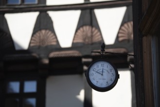 Decorative clock in the style of Grand Central Station New York, Quedlinburg, Saxony-Anhalt,