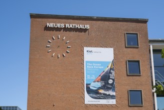 New Town Hall, Tourist Information, Welcome centre, Kiel, Kiel Fjord, Baltic Sea,