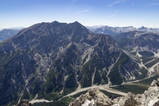 Watzmann, below the WimbachgrieÃŸ, Berchtesgaden Alps, Berchtesgaden National Park, Ramsau,