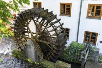 Old mill wheel in the fishermen's quarter, Ulm, Baden-WÃ¼rttemberg, Germany