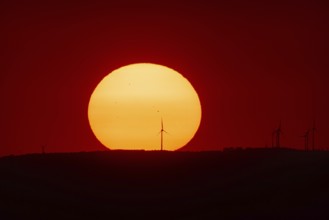 From the summit plateau of the GroÃŸer Feldberg in the Taunus mountains, you can watch the sun set