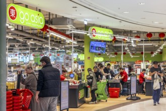 Go Asia, Asian supermarket in the Königsbaupassagen shopping centre in Stuttgart. Stuttgart,