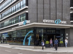 Hotel Motel One Stuttgart central railway station. Stuttgart, Baden-WÃ¼rttemberg, Germany