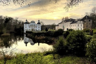 Castle moated castle moated castle hidtoric former summer residence of prince abbesses of
