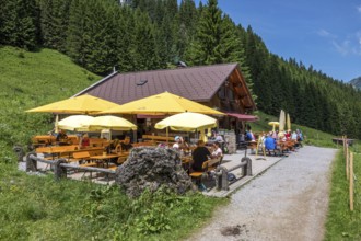 BÃ¤rgunthÃ¼tte, BÃ¤rgunttal, near Baad, Kleinwalsertal, AllgÃ¤u Alps, Vorarlberg, Austria