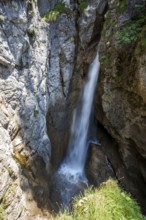 Dietersbach waterfall, Hölltobel, between Gerstruben and Gottenried, near Oberstdorf, OberallgÃ¤u,