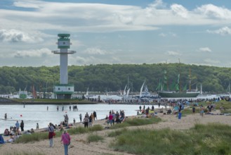 Windjammer Parade 2025 on the Kiel Fjord at the end of Kiel Week, tall ships, three-master
