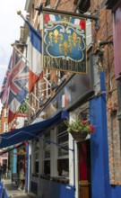 Exterior of The French House pub, Sean Street, Soho, London, England, UK