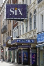 Six the Musical on show at the Vaudeville theatre, Strand, central London, England, UK