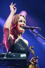 Sharon Corr, violinist and backing vocals by The Corrs live at the Tollwood Festival in Munich on