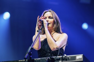 Sharon Corr, violinist and backing vocals by The Corrs live at the Tollwood Festival in Munich on